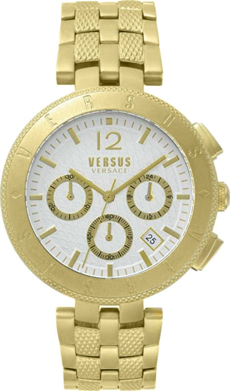 versus versace logo chronograph watch|versace watch price.